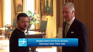 Belgien liefert 30 F16 an Ukraine, Selenskyj-Deal: 1 Mrd. USD.