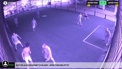But de Alec de Bonet d'Oléon - SPORTING BELETTE