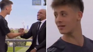 Surprise moment: Roberto Carlos stuns Arda Guler with farewell during RM TV interview