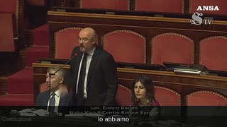 Senato, duro battibecco Casellati-Borghi in aula: seduta sospesa