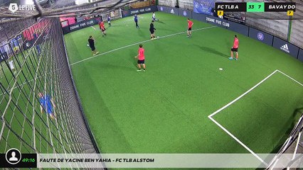 Faute de Yacine Ben yahia - FC TLB ALSTOM