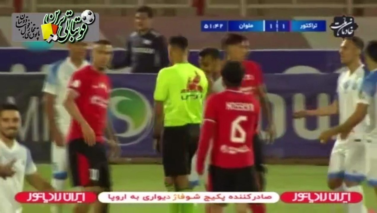 خلاصه بازی تراکتور و ملوان