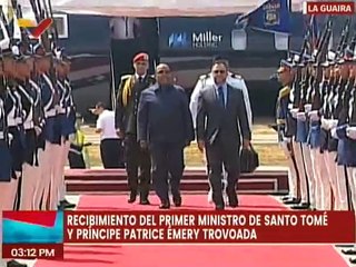 Autoridades Nacionales reciben al Primer Ministro de Santo Tomé y Príncipe Patrice Emery Trovoada