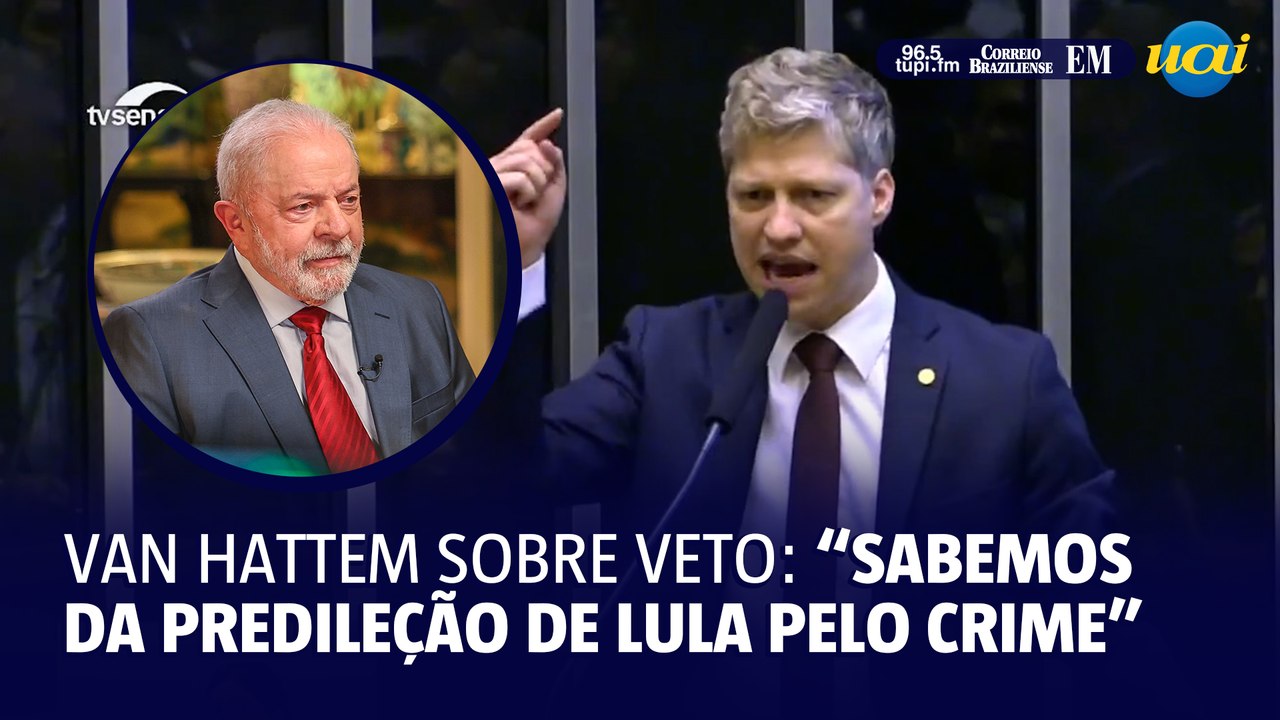 Van Hattem sobre veto: "Sabemos da predileção de Lula pelo crime"