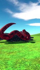 Purussaurus vs Titanoboa Animation Fighting Game