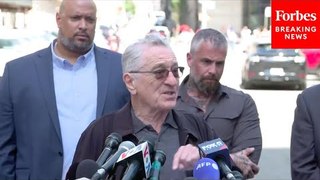 BREAKING NEWS: Robert De Niro And Biden Campaign Hold Press Briefing Outside Trump Hush Money Trial