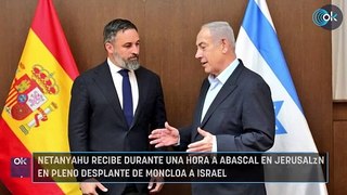 Netanyahu recibe durante una hora a Abascal en Jerusalén en pleno desplante de Moncloa a Israel
