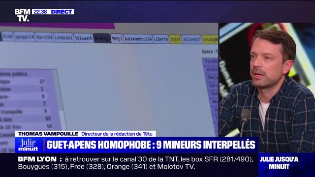 Guet-apens homophobes: Un phénomène que l'on connaît depuis 30 ans , indique Thomas Vampouille (directeur de la rédaction de Têtu)