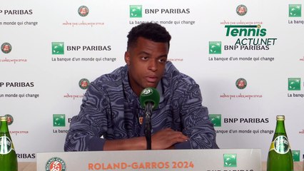 Tennis - Roland-Garros 2024 - Giovanni Mpetshi Perricard: "C'est difficile de trouver du positif..."