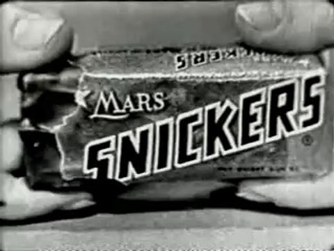1950s Super Circus clowns for Snickers candy bar TV commercial