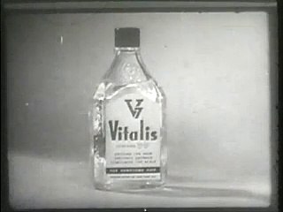 1960s Vitalis hair GREASER TV commercial - talking camel