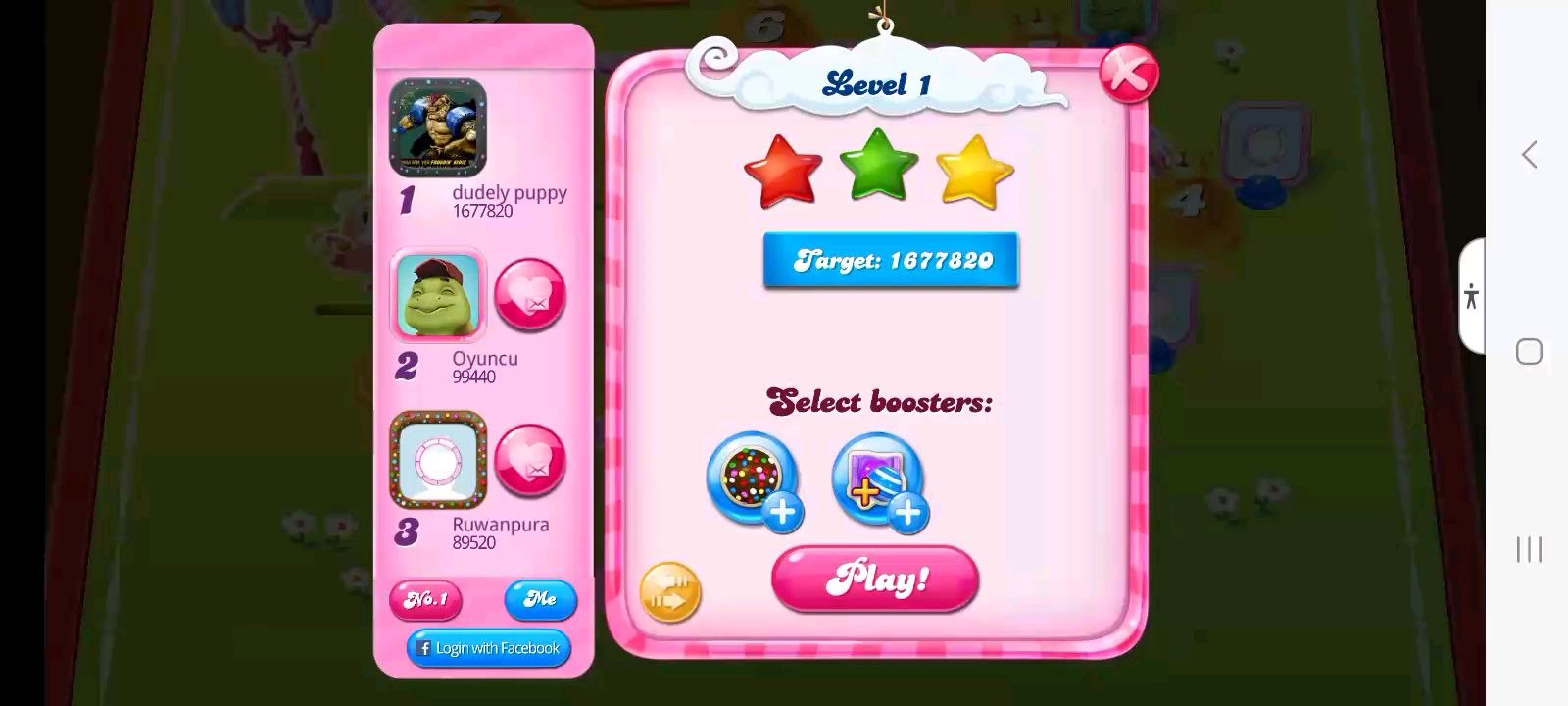 Dudley Puppy From T.U.F.F. Puppy (2010-2015) feeling angry new version Candy Crush Saga version 1.133.0.1 level 1 quintupled