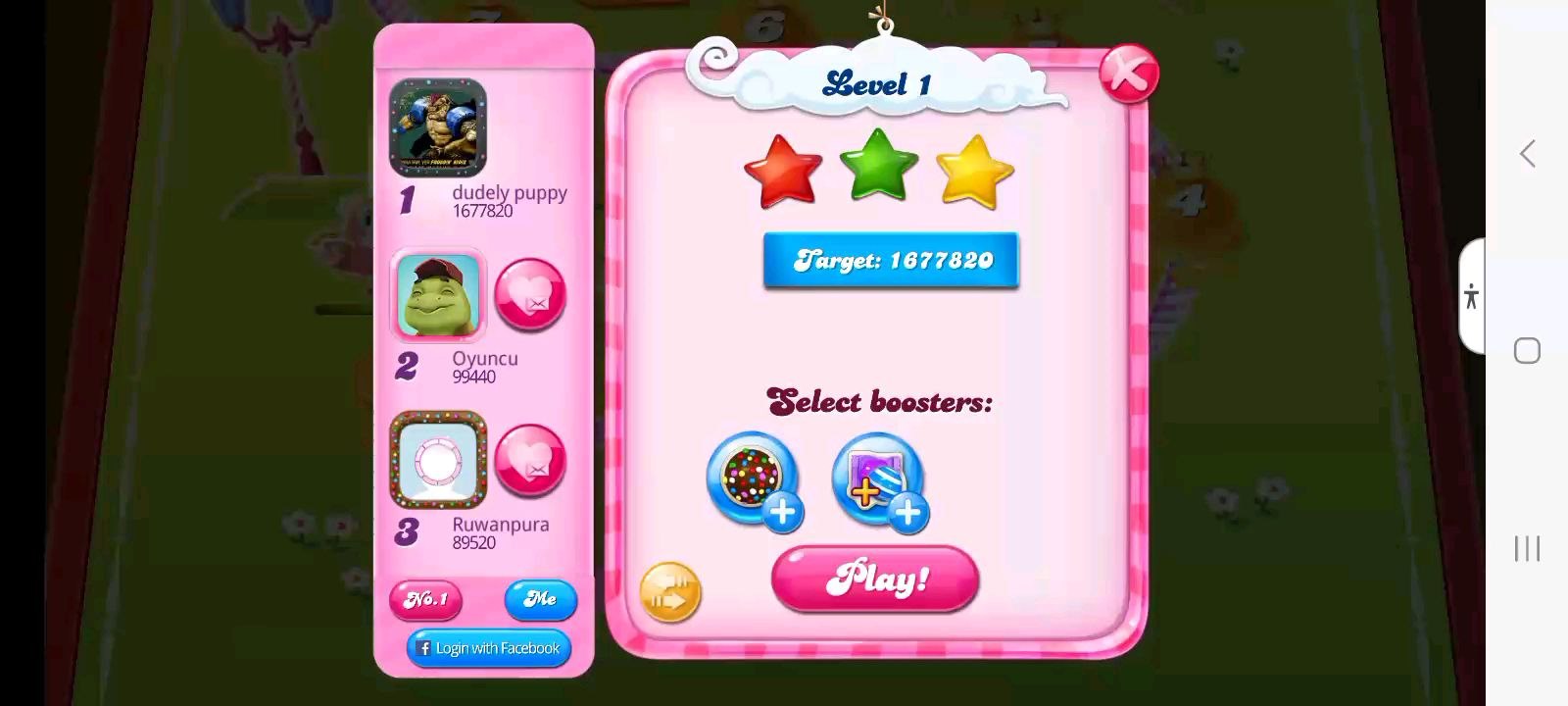 Dudley Puppy From T.U.F.F. Puppy (2010-2015) feeling angry new version Candy Crush Saga version 1.133.0.1 level 1 sextupled
