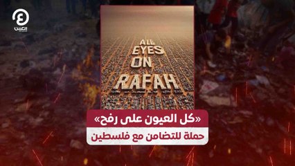 «كل العيون على رفح» حملة للتضامن مع فلسطين