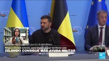 Informe desde Bruselas: con condiciones, Volodímir Zelenski consigue ayuda militar de Bélgica