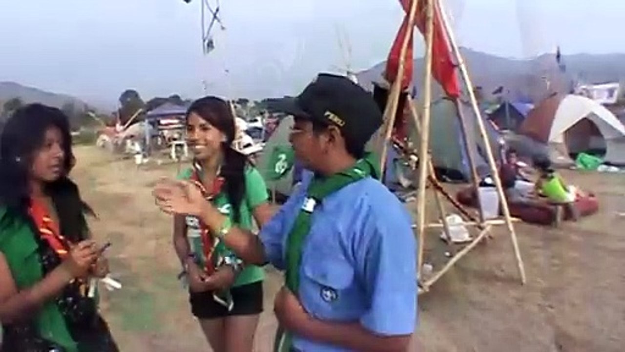Jambo 23 Oscar hace sus últimas entrevistas en el Jamboree Centenario
