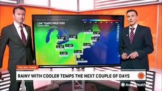 Rainy, cooler weather in the forecast for the Northeast