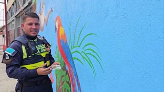 mqn-Conozca al  Policía Artista que Embellece San José-280524