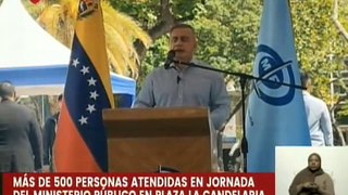 Caracas | MP atendió a 558 personas en una jornada especial realizada en la plaza la Candelaria
