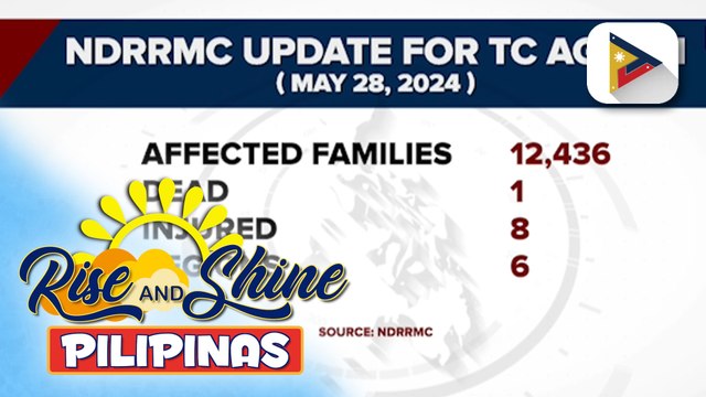 Isa kumpirmadong namatay sa pananalasa ng Bagyong Aghon ayon sa NDRRMC