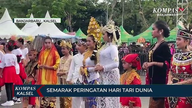 250 Penari dari Lebih 30 Sanggar, Meriahkan Hari Tari Sedunia di Banjarbaru