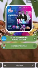 Cara Mudah Ikut Webinar Lamtim Teacher Fest 2024 🎓