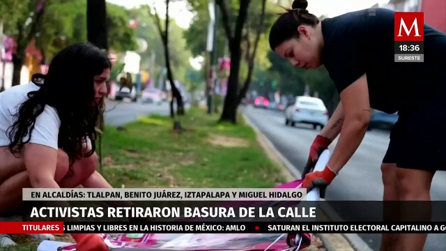 Campañas electorales generan hasta 40 toneladas de basura plástica en CdMx | Milenio Hábitat