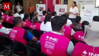 Revelan la grabación del momento en que roban boletas electorales de Puebla