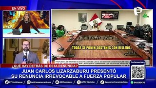 Juan Carlos Lizarzaburu presenta su renuncia al partido y a la bancada de Fuerza Popular