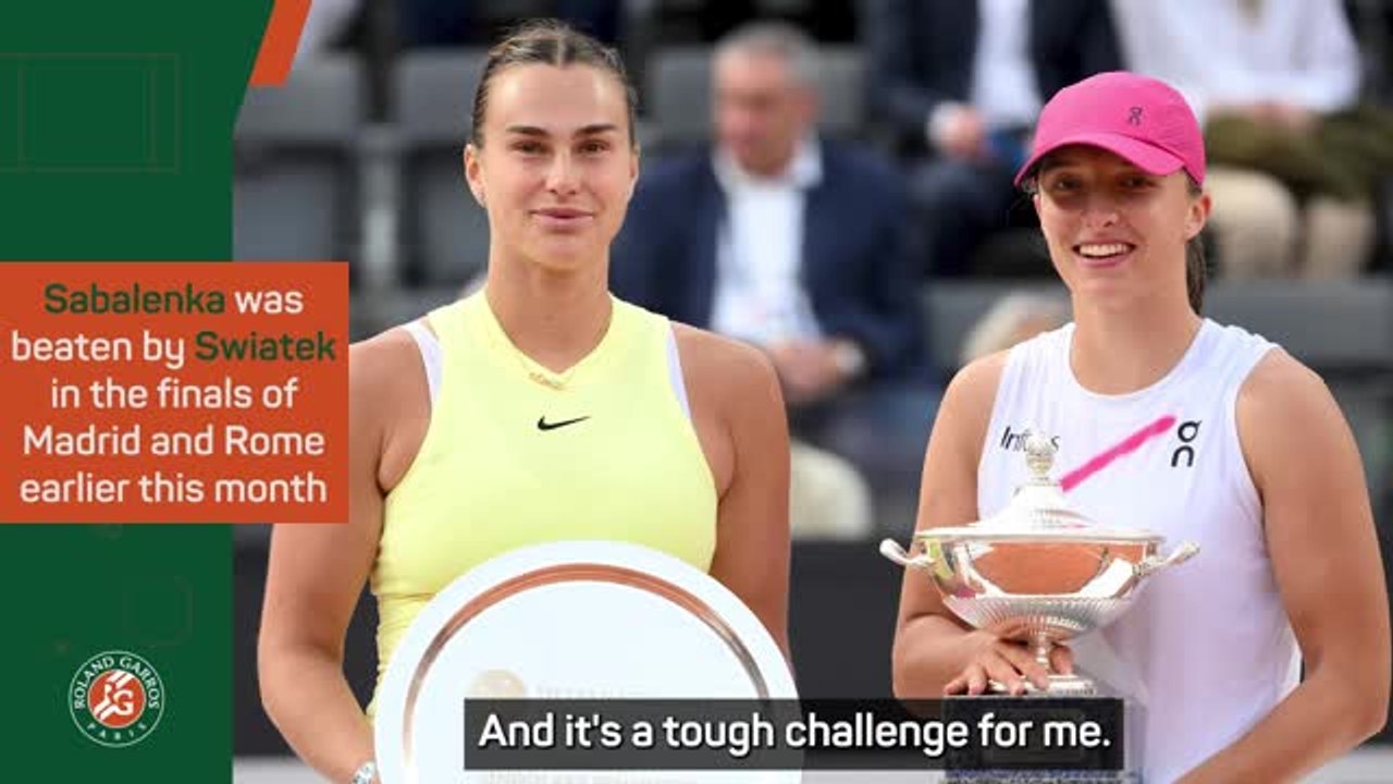 Sabalenka not looking too far ahead to a Swiatek showdown