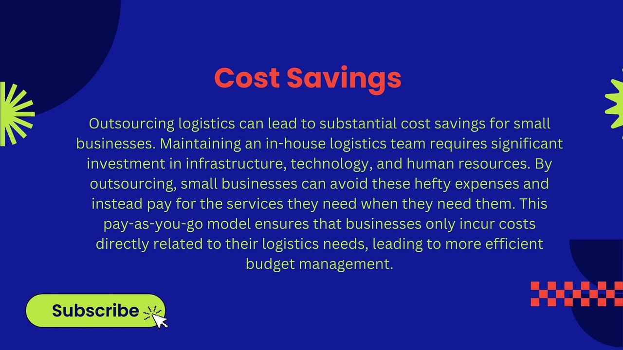 Neal Elbaum Shares The Benefits of Outsourcing Logistics for Small Businesses