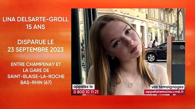 Disparition de Lina, il y a 8 mois dans le Bas-Rhin - L'appel déchirant de sa maman hier soir sur M6 : Je vous en supplie, appelez, n’hésitez pas, osez, ce sont des appels anonymes vous ne risquez rien