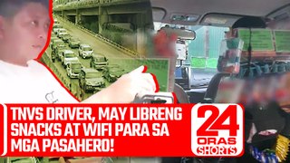 TNVS driver, may libreng snacks at wifi para sa mga pasahero | 24 Oras Weekend Shorts