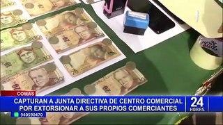 Comas: detienen a junta directiva de centro comercial por presunta extorsión a comerciantes