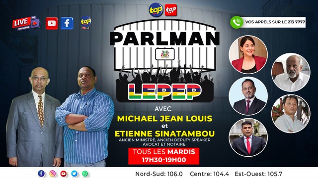 Parleman LepepEtienne Sinatambou et Michael Jean Louis.