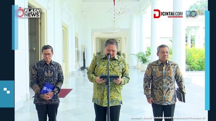 Airlangga Hartarto Sampaikan Hasil Pertemuan Jokowi dengan Sekjen OECD di Bogor