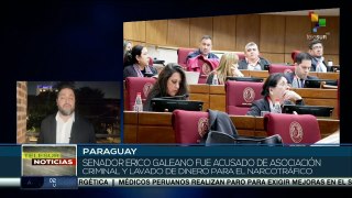 En Paraguay el senador Galeano es acusado por presunta asociación criminal