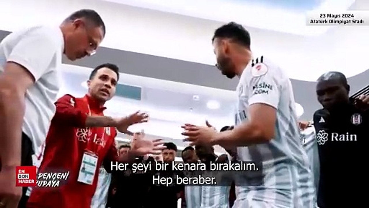 Rachid Ghezzal'ın takım sahaya çıkmadan önce yaptığı tutkulu konuşma