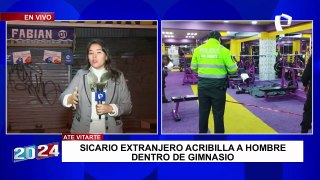 Ate: sicario ingresa a gimnasio y acribilla a hombre que realizaba rutina de ejercicios