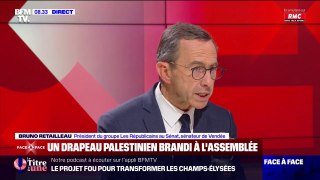 Drapeau palestinien brandi à l'Assemblée: 