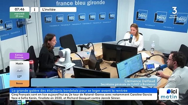 Clémence Delfaud secrétaire générale de l'UNEF à Bordeaux