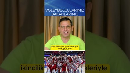 VOLEYBOLCULARIMIZ VE BAKANLARIMIZ ARASINDAKİ BENZERLİKLER #shorts