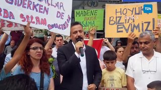 Arsuz halkından krom madeni protestosu; Belediye Başkanı Üstün: Suyumuzu, doğamızı kirletmelerine izin vermeyeceğiz