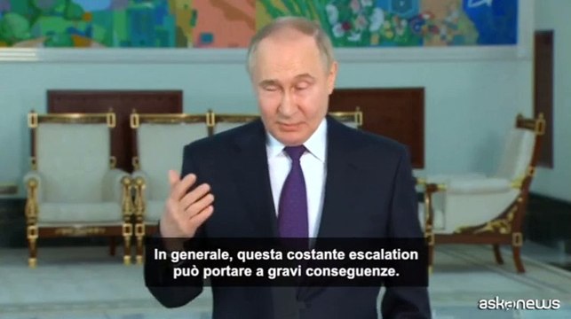 Per Putin gli Stati Uniti vogliono un conflitto globale