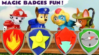 Paw Patrol Pups have fun finding their Magic Badge Pieces Cartoon for Kids Toddlers and Children