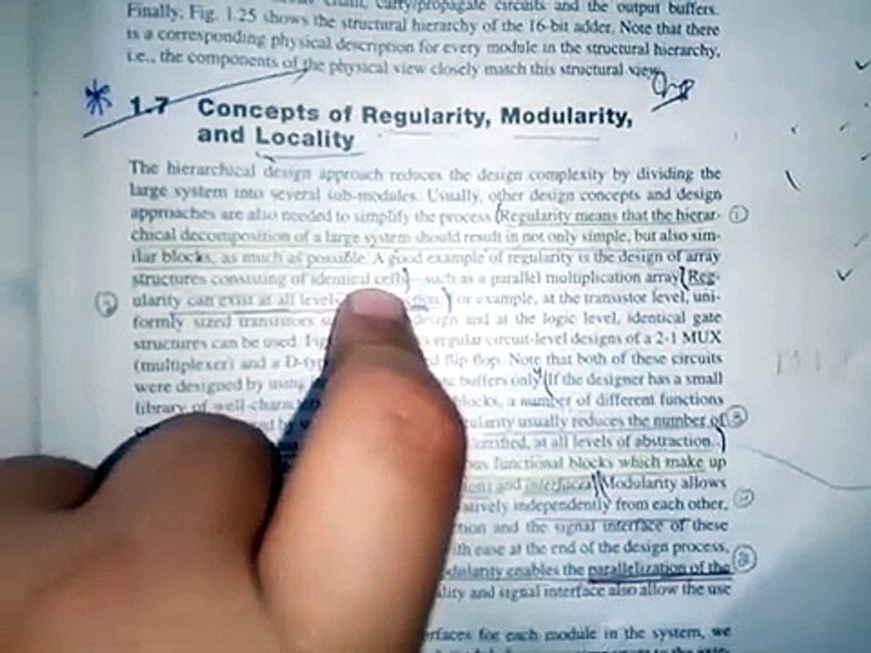 (concept of) Regularity, Modularity, and Locality in VLSI design