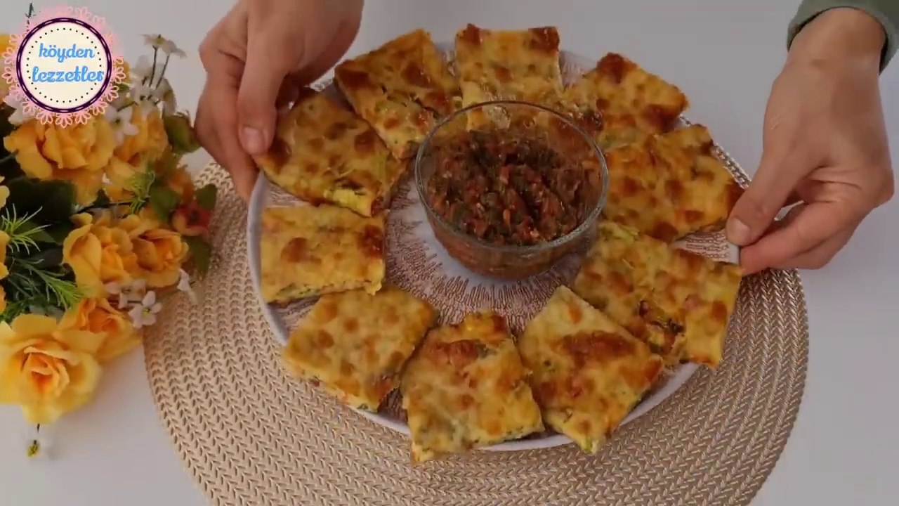 PİZZADAN DAHA LEZZETLİ‼️ SADECE 3 KABAK 1 PATATES RENDELEYİN✅️ KOLAY UCUZ VE LEZZETLİ TARİF