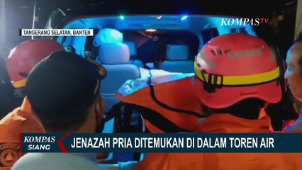 Proses Evakuasi Mayat Pria di Dalam Toren Air, Diduga Korban Tewas Kehabisan Napas