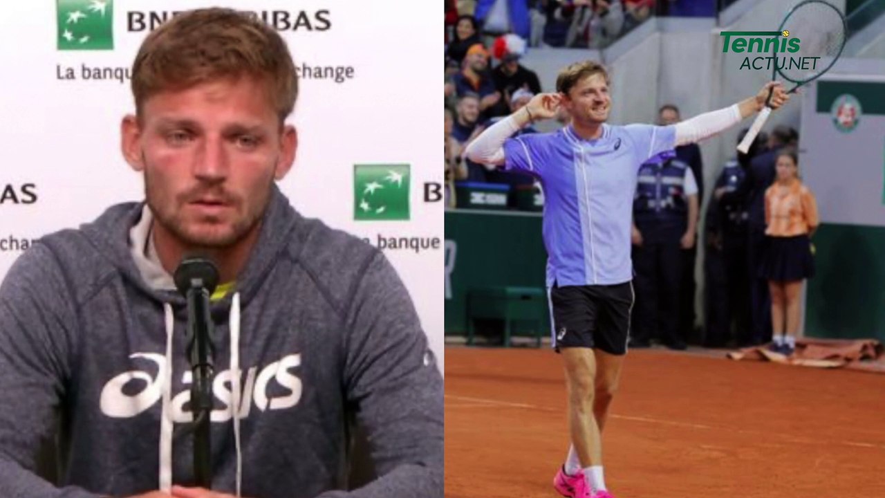 Tennis - Roland-Garros 2024 - David Goffin : "Quand on se fait insulter pendant trois heures et demie, il faut bien charrier un peu le public"