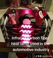 Infrared carbon fiber heat lamp used in the automotive industry#infraredheaterlamp#heating #drying